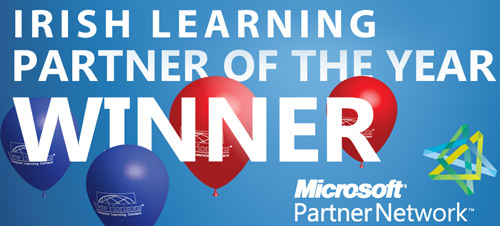Microsoft leanring partner of the year winner image - New Horizons Ireland