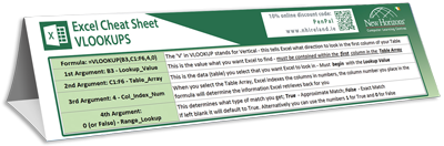 Excel keyboard shortcut cheat sheet preview image